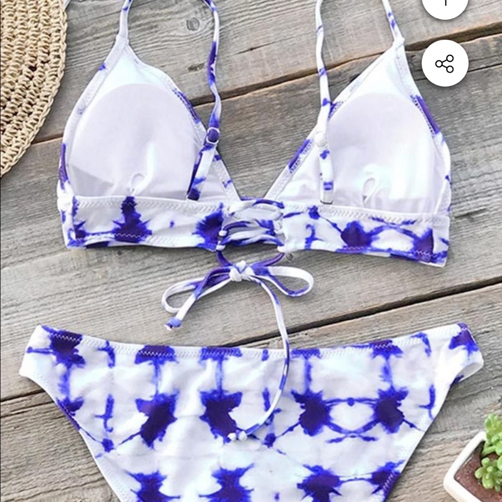Tie-dye Cupshe bikini new